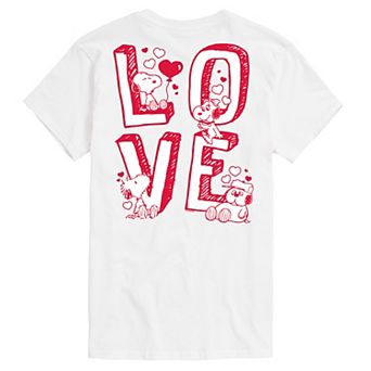 Men's Peanuts Snoopy's Siblings Love Graphic Tee