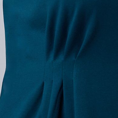 Plus Size Simply Vera Vera Wang Side Pleated Sleeveless Top