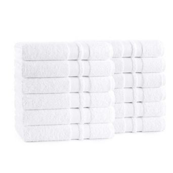 Magellan Bath Towels 27x54 White - 12/Pack