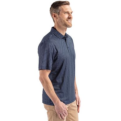 Cutter & Buck Pike Shadow Check Print Recycled Mens Big & Tall Polo