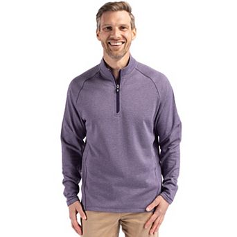 Cutter & Buck Peshastin Fleece Recycled Mens Half Zip Pullover