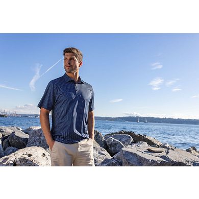 Cutter & Buck Pike Shadow Check Print Recycled Mens Polo