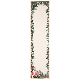 Christmas Santa Claus Gifts Washable Area Rug,Non-Shedding Rugs for Bedroom,Carpet for Living Room