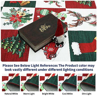 Christmas Rugs for Living Room,Low Pile Bedroom Rug,Stain Resistance Carpet for Dining Room Decor