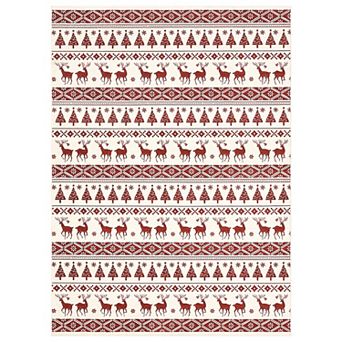 Christmas Washable Area Rug Hallway Runner Holiday Decor Rug Decorative Xmas Soft Low Pile Carpet