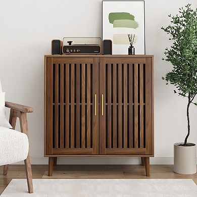 2-Doors Wood Storage Sideboard Buffet Cabinet