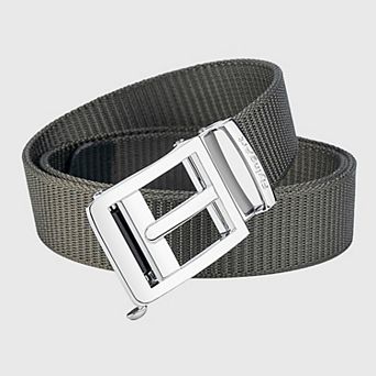 Women's Nylon Belt with Zinc Alloy Automatic Buckle
