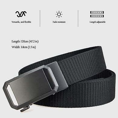 Women's Nylon Waist Belt with Adjustable Metal Buckle