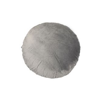 Cheer Collection Round Floor Pillow 32 Inch with Washable Cover and Supportive Foam Insert