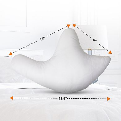 Cheer Collection W Shaped Pillow, Rotator Cuff Post Surgery Cushion & For Neck And Shoulder Pain