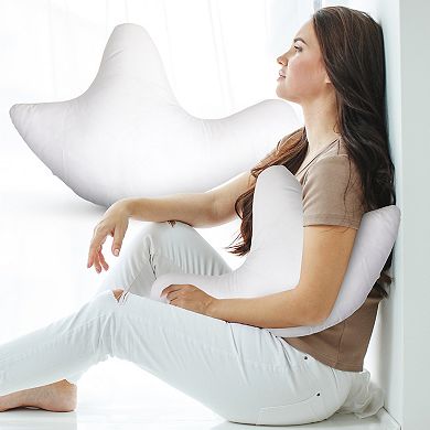 Cheer Collection W Shaped Pillow, Rotator Cuff Post Surgery Cushion & For Neck And Shoulder Pain