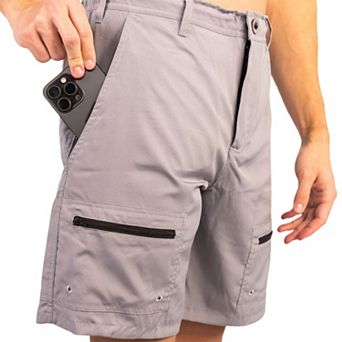 Waterproof shorts with a waterproof pocket