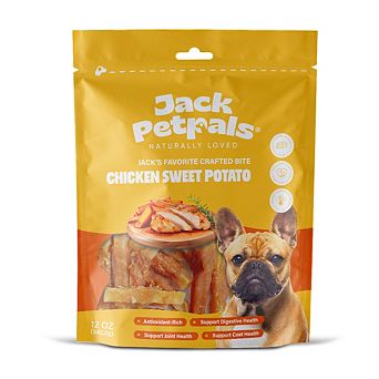 Jack PetPals Jack’s Favorite Crafted Bite Chicken Sweet Potato 12Oz (340.2g)