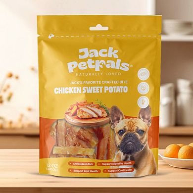 Jack PetPals Jack’s Favorite Crafted Bite Chicken Sweet Potato 12Oz (340.2g)