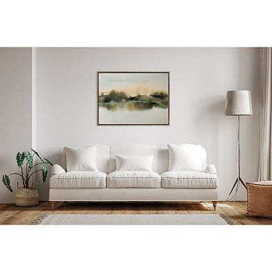 Sylvie Tranquil Meadows Framed Canvas by Amy Lighthall