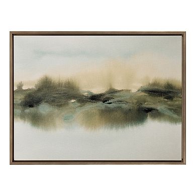 Sylvie Tranquil Meadows Framed Canvas by Amy Lighthall