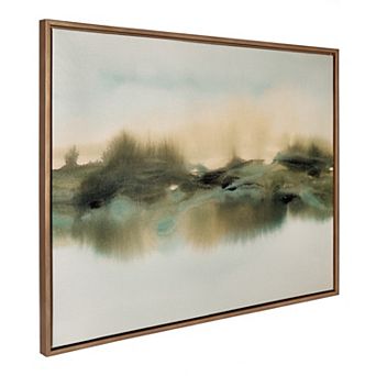 Sylvie Tranquil Meadows Framed Canvas by Amy Lighthall