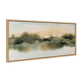 Sylvie Tranquil Meadows Framed Canvas by Amy Lighthall