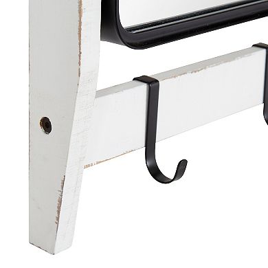 Tanner Wall Organizer with Mirror and Hooks