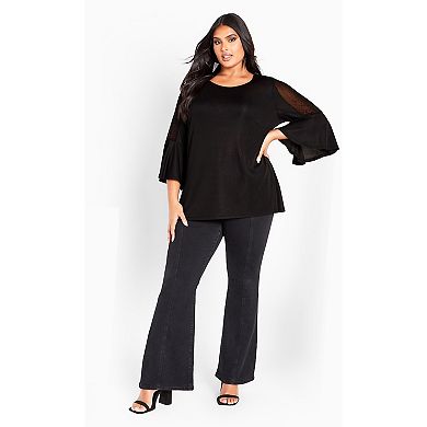 Avenue Women's Plus Size Take Me Out Top
