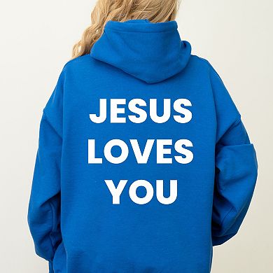 Team Jesus, Jesus Loves You - Women's Graphic Hoodie