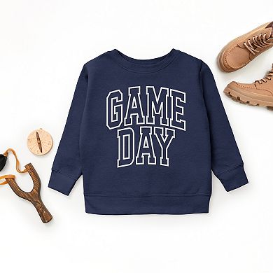 Embroidered Game Day Arched - Youth Graphic Sweatshirt