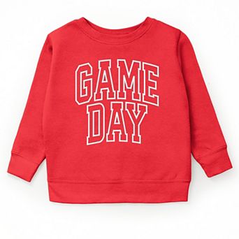 Embroidered Game Day Arched - Youth Graphic Sweatshirt