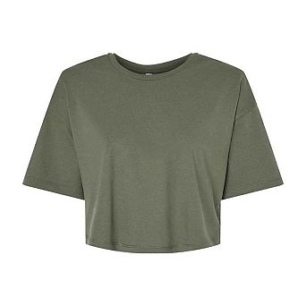 Bella + Canvas Womens/Ladies Jersey Cropped Crop T-Shirt