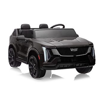 24V Kids Ride-On Truck, Parent Remote, 2-Seater Cadillac, Bluetooth & LED Lights