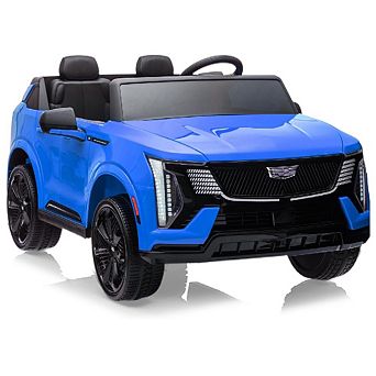 24V Kids Ride-On Truck, Parent Remote, 2-Seater Cadillac, Bluetooth & LED Lights