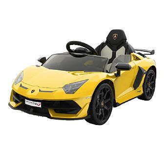 12V Lamborghini Ride-On Car for Kids, with Remote, MP3 & LED Lights