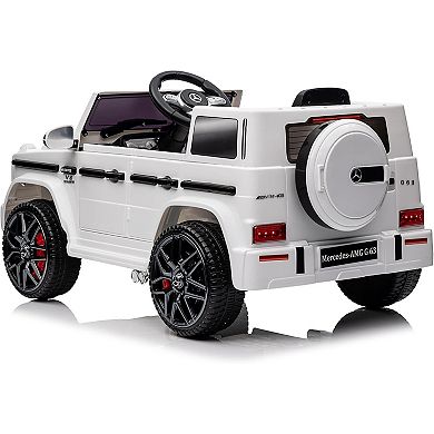 12V Kids Ride-On Car w/ Parent Remote, Suspension & Bluetooth