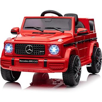 12V Kids Ride-On Car w/ Parent Remote, Suspension & Bluetooth