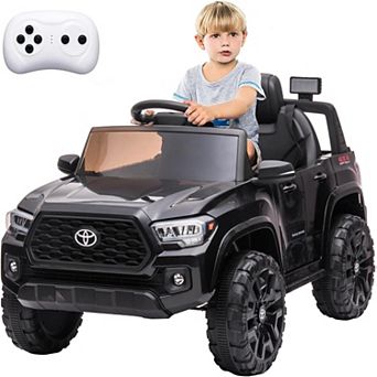 Toy Tacoma 12V Kids Ride-On Car with Parent Remote,Ages 3-6