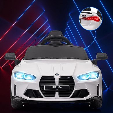 12V Kids Ride-On Car, Remote Control Sports Car, LED Lights, 3 Speeds