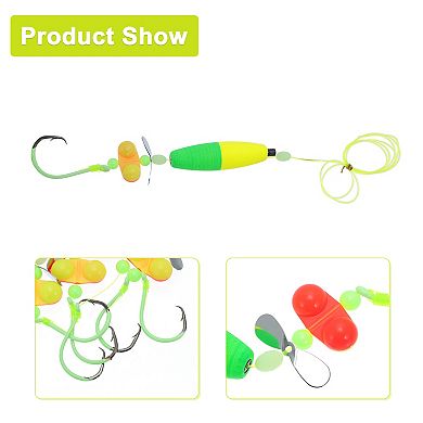 Catfish Hooks Circle Hooks for Catfish, 6/0 Peg Floats and Rattler Catfishing Equipment, 5 Pcs