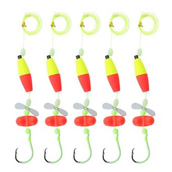 Catfish Hooks Circle Hooks for Catfish, 6/0 Peg Floats and Rattler Catfishing Equipment, 5 pc