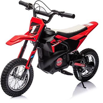 24V 7Ah Kids Electric Motorcycle, 13.6MPH Off-Road with 250W Motor & Disc Brake