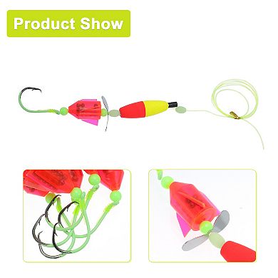 Catfish Hooks Circle Hooks for Catfish, Peg Floats and Rattler Catfishing Equipment, 5Pcs