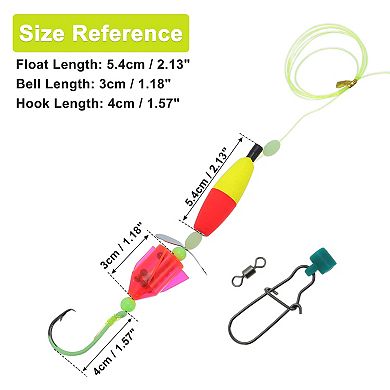 Catfish Hooks Circle Hooks for Catfish, Peg Floats and Rattler Catfishing Equipment, 5Pcs