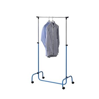 Kings Brand Furniture Standard Rod Clothing Garment Rack, Rolling Clothes Organizer