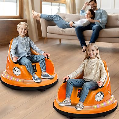 Bumper Car for Kid, 12v Ride on Bumper Car for Toddler with Remote Control, 2-Speed, 2 Driving Modes