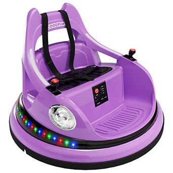 Bumper Car for Kid, 12v Ride on Bumper Car for Toddler with Remote Control, 2-Speed, 2 Driving Modes