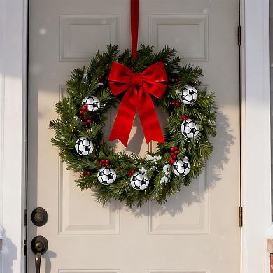 24 PCS Sports Theme Christmas Ball Ornaments Set Hanging Decorations