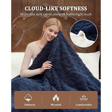 Electric Blanket Full Size Machine Washable Fast Heating Blanket Full 72 In×84 In