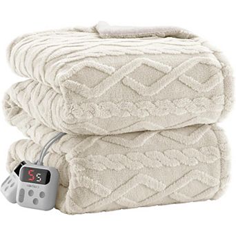 Electric Blanket Full Size Machine Washable Fast Heating Blanket Full 72 In×84 In