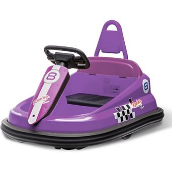 Bumper Car for Toddlers, 6V Electric Ride On Toys for Kids, 1.9 MPH Max Speed, Steering Wheel