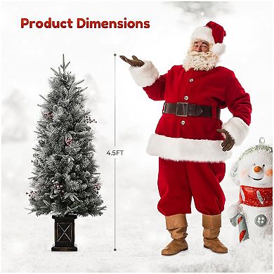 Christmas Tree Artificial Christmas Trees with 8 Mode Warm White LED