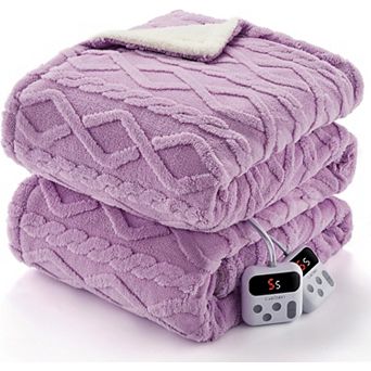 Electric Blanket King Size Dual Control Fast Heating Blanket King Size 90 In×100 In