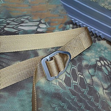 Women's Tactical Nylon Waist Belt with Metal Buckle